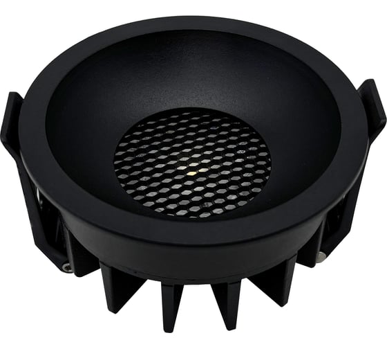 Светильник светодиодный truEnergy встраиваемый круг линза 12W ССT 3000-6500K 960Lm D85мм IP20 черный/алюминий 10569
