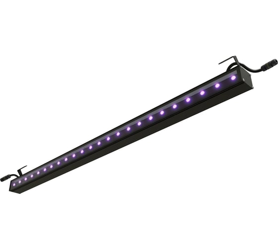 Светильник LEDEL L-line 1200/26/К15х50/RGBW/PR/B/230AC IP67 RAL9005 Муар DMX LN26-8551-713-1115-DMX