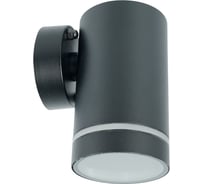Садово-парковый светильник FERON DH1001, на стену, GX53, 230V, черный, 11708