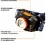 Фонарь MAXPILER налобный аккумуляторный (450/150/10 Лм, LED SMD, 55*, 5 режимов, 3-80ч, фокусировка света), MHF-04 6