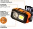 Фонарь MAXPILER налобный аккумуляторный (500-120 Лм, LED SMD+COB, 55*, 4 режима, 1,2-10ч, индикатор заряда), MHF-02 3