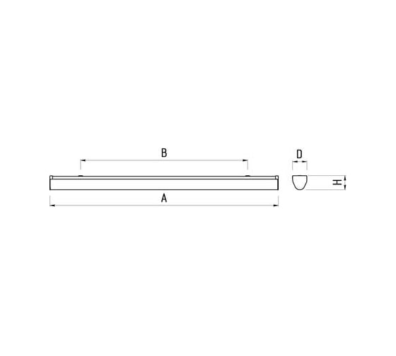 Светильник TECHNOLUX TLPL011 OL ECP 1300 лм, 4000 K, 12 Вт, IP40 83872