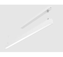 Светодиодный светильник VARTON Angusta 1505х35х45мм подвесной 30 Вт 4000 К IP40 RAL9003 белый муар с рассеивателем опал V1-R0-00242-30000-4003040