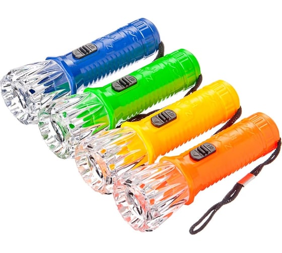 Фонарик мини ЧИНГИСХАН 1 LED, 3хLR41, пластик, 10х3 см 198-044