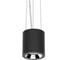 Светодиодный светильник VARTON DL-02 Tube подвесной 100х110 мм 12 Вт 4000 K 35 RAL9005 черный муар диммируемый по протоколу DALI V1-R0-90113-30D01-2001240 1