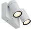 Фасадный светильник General Lighting Systems Астрал GWL-2MR16-GU10-R-IP65 лампы 2MR16 GU10 IP65 белый 662742 1