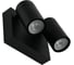 Фасадный светильник General Lighting Systems Астрал GWL-2MR16-GU10-R-IP65 лампы 2 MR16 GU10 черный 662741 5
