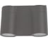 Фасадный светильник General Lighting Systems Астрал GWL-2MR16-GU10-R-IP65 лампы 2 MR16 GU10 IP65 графит 662743 4