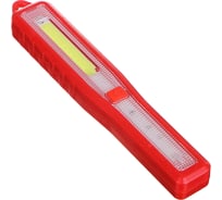 Фонарь ЧИНГИСХАН 1 COB, 1 Вт, 17x3x2см, 3 режима, 3хAAA, магнит, пластик, 2 цвета 224-016