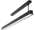 Светодиодный светильник VARTON Angusta Intus 1270х50х65мм встраиваемый 43 Вт 4000 К CRI 90 IP40 RAL9005 черный муар с рассеивателем опал, диммируемый по протоколу DALI V1-R0-9X241-10D01-4004340 1