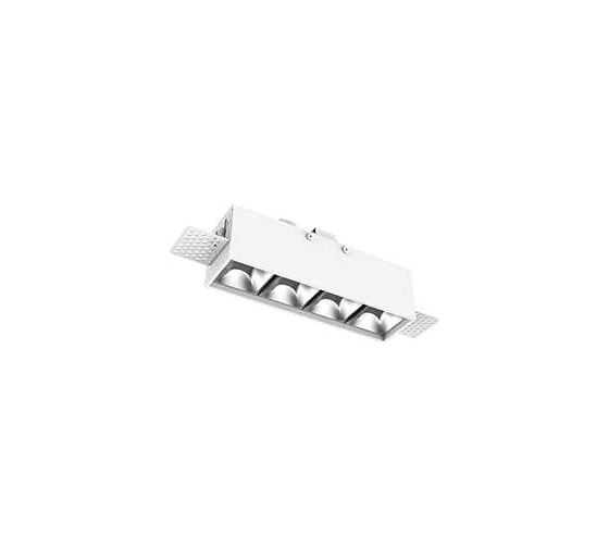 Светодиодный светильник VARTON DL-Box Reflect Multi 1x4 trimless встраиваемый 150х43х63 мм 14 Вт 3000 К 55 DALI RAL9003 белый V1-R0-00628-20D55-2001430
