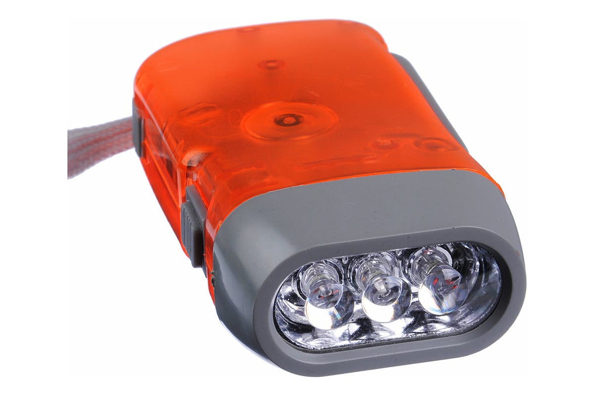 Динамический фонарик ЧИНГИСХАН 3 LED, пластик, 9,5х5 см 198-013 .