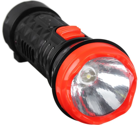 Фонарь аккумуляторный ЕРМАК 1х0,5 Вт LED, вилка 220В, пластик, 12,3x4,3см 198-075