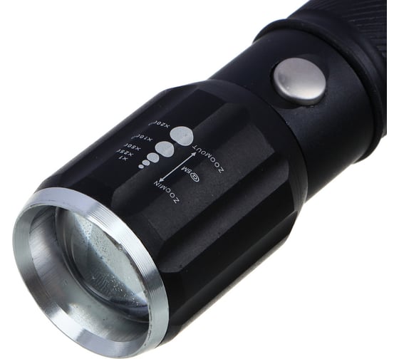 Фонарь ЕРМАК металлический XP-E LED, 3xAAA, алюминий, 15,5x3 см 328-125