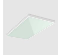 Светодиодный светильник VARTON C300/UGL медицинский 60 Вт CRI90 4000 K встраиваемый/накладной 1195х595х95 мм IP54 с защитным силикатным стеклом с равномерной засветкой DALI V1-C0-0R300-01GD6-5406040