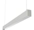 Светодиодный светильник VARTON X-line 1,5 м 45 Вт Up&Down одиночный подвесной 1499x63x100 мм IP40 RAL9003 белый муар Tunable White (3000-6500K) призма с декоративным проводом 2 м и комплектом подвесов 2 м диммируемый (DALI) V1-R0-02825-02PRD-40048TW 1