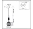 Подвес LUMION E27 1*40W ALEGRA 8334/1 5
