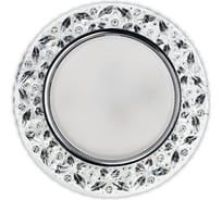Встраиваемый светильник Smartbuy под лампу GX53 с LED подсветкой прозрачный SBL-06CL4-GX53
