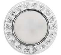 Встраиваемый светильник Smartbuy под лампу GX53 с LED подсветкой прозрачный SBL-06CL1-GX53