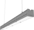 Светодиодный светильник VARTON Mercury Pro GL подвесной/накладной 1019 х 66 х 68 мм 34 Вт 3000 К CRI 90 RAL7045 серый муар с декоративным проводом 2 м и комплектом подвесов 2 м опаловый рассеиватель закаленное стекло DALI V1-R0-7R257-31GOD-5403430 1