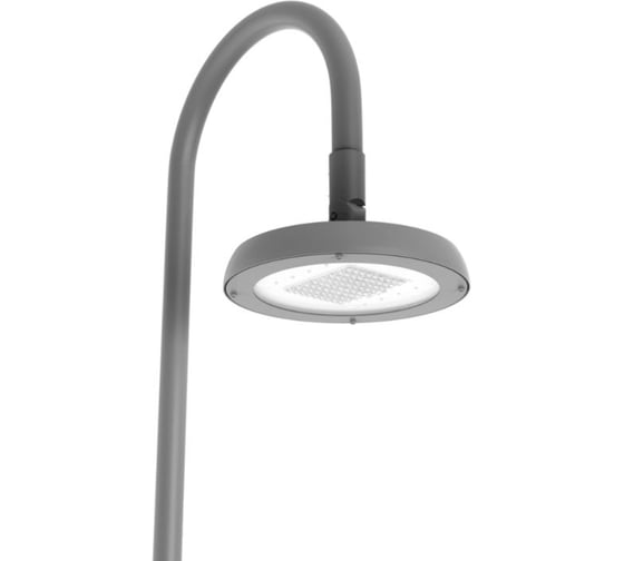 Светодиодный светильник VARTON IONIK Top парк 100 Вт Plaza 2700К IP66 RAL7045 серый DALI V1-S0-7IT03-07D74-6610027