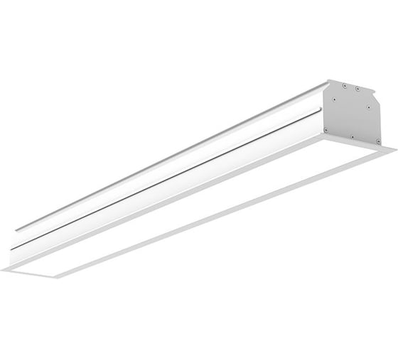 Светодиодный светильник VARTON Universal-Line встраиваемый 860х100х69 мм 30 Вт 4000 K IP40 RAL9010 белый муар V1-A1-00413-10000-4003840
