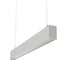 Светодиодный светильник VARTON X-line 1 м 20 Вт одиночный подвесной1003x63x100 мм IP40 RAL9003 белый муар Tunable White (3000-6500K) с рассеивателем PRISM с декоративным проводом 1 м и комплектом подвесов 1 м диммируемый по прот V1-R0-00823-02PRA-40020TW 1
