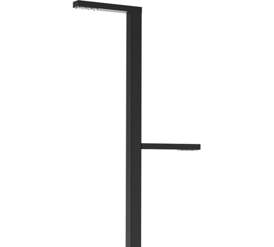 VARTON Осветительная система парковый Glight Z 2x80 Вт Road 4000 К RAL9005 черный 8000 мм V1-S0-98GLZ-54L72-6516040