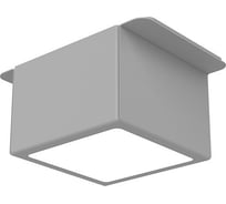 Светодиодный светильник VARTON DL-Grill 75х75 мм 10 Вт для потолка Грильято с шириной ламели 15 мм встраиваемый 4000 К 60x60x60 мм RAL7045 серый муар диммируемый по протоколу DALI V1-R0-71807-10D01-4001040