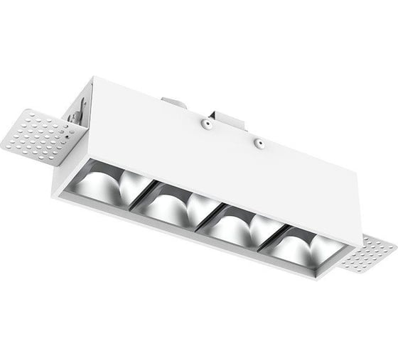 Светодиодный светильник VARTON DL-Box Reflect Multi 1x4 trimless встраиваемый 150х43х63 мм 14 Вт 4000 К 55 RAL9003 белый V1-R0-00628-20L55-2001440