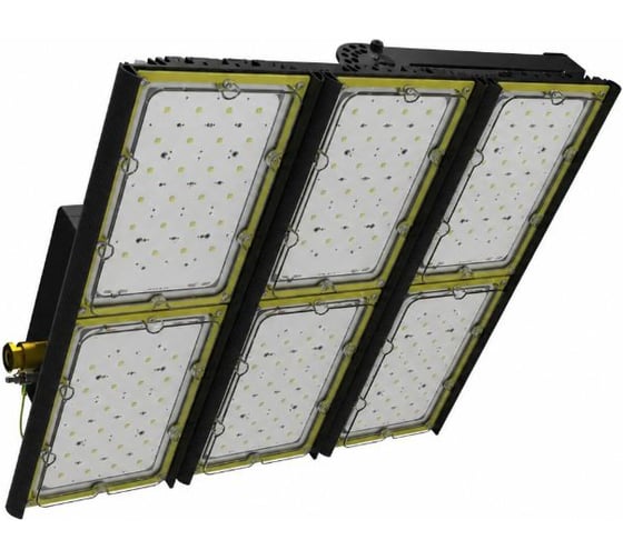 Комплект светодиодных светильников тройной Diora Unit Jet Black (Черный) DUEx150K30-3K-L-3Kt-2 RAL 9005