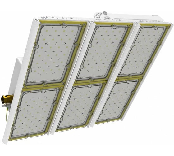 Комплект светодиодных светильников тройной Diora Unit Pure White (Белый кремовый) DUEx150K30-3K-L-3Kt-2 RAL 9010