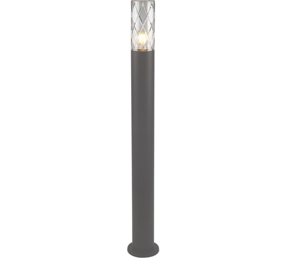 Садово-парковый светильник General Lighting Systems Виски GPF-E27-M-IP65 графит+прозрачный высокий 662758