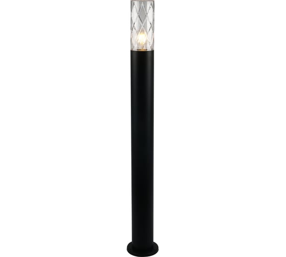 Садово-парковый светильник General Lighting Systems Виски GPF-E27-M-IP65 черный+прозрачный высокий 662757