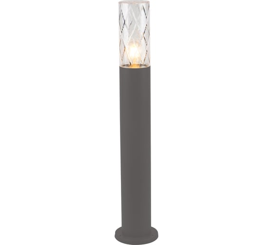 Садово-парковый светильник General Lighting Systems Виски GPF-E27-M-IP65 графит+прозрачный средний 662756