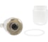 Светильник для сауны General Lighting Systems GCF-SNP-60-E27-IP65-W, НПБ-400-1 230В 60Вт белый наклонный пластик 437877 3