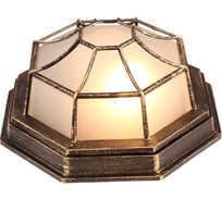 Фасадный светильник General Lighting Systems Паутинка GWL-E27-M-IP65 черненое золото 662585