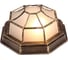 Фасадный светильник General Lighting Systems Серия Паутинка GWL-E27-M-IP65 Черненое Золото цоколь E27 под лампу 50Вт IP65 662585 6