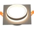 Встраиваемый светильник General Lighting Systems Серия Вега GCL-GX53-H38 Квадратный под лампу GX53 графит 662693 1