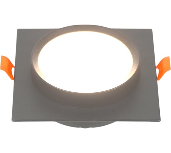 Встраиваемый светильник General Lighting Systems GCL-GX53-H38 Бинар квадратный графит 662696