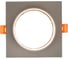 Встраиваемый светильник General Lighting Systems Серия Кантис GCL-GX53-H38 Квадратный с боковым рассеивателем под лампу GX53 графит 662717 2