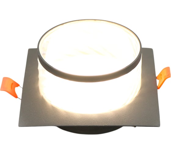 Встраиваемый светильник General Lighting Systems GCL-GX53-H38 Элегия квадратный графит 662735