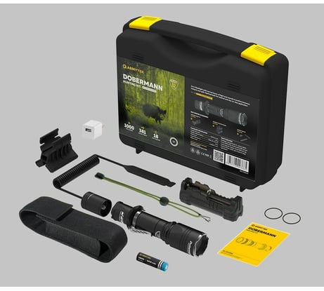 Фонарь Armytek Dobermann Hunting Kit Белый F02004C