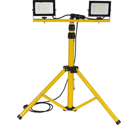 Светодиодный прожектор на штативе GLANZEN 2x50 Вт FAD-0025-2x50 КА-00008003