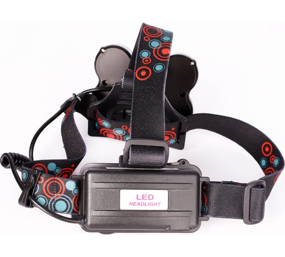 Налобный фонарь Ultraflash E160 (аккумулятор 3,7В, черный, 5LED, 5 Вт, фокус, 2 ак. 4 режима, бокс са) 14681