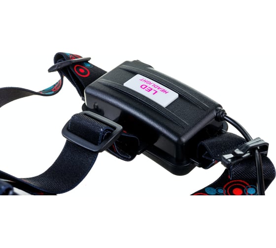 Налобный фонарь Ultraflash E162 (аккумулятор 3,7В, черный, 3LED, 5 Вт, фокус, 2 ак. 4 режима, бокс са) 14683