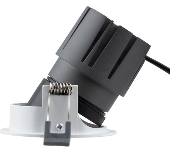 Светильник REXANT встраиваемый поворотный Horeca Dark Light 12 Вт 4000 К Oval LED WHITE 615-1004