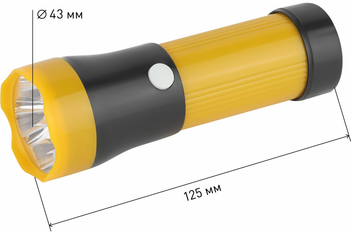 Светодиодный ручной фонарь ТРОФИ TB4L 4LED на батарейках мощный яркий .