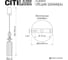 Подвесной светильник Citilux FERNET CL254010 13