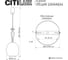 Подвесной светильник Citilux FERNET CL254410 14